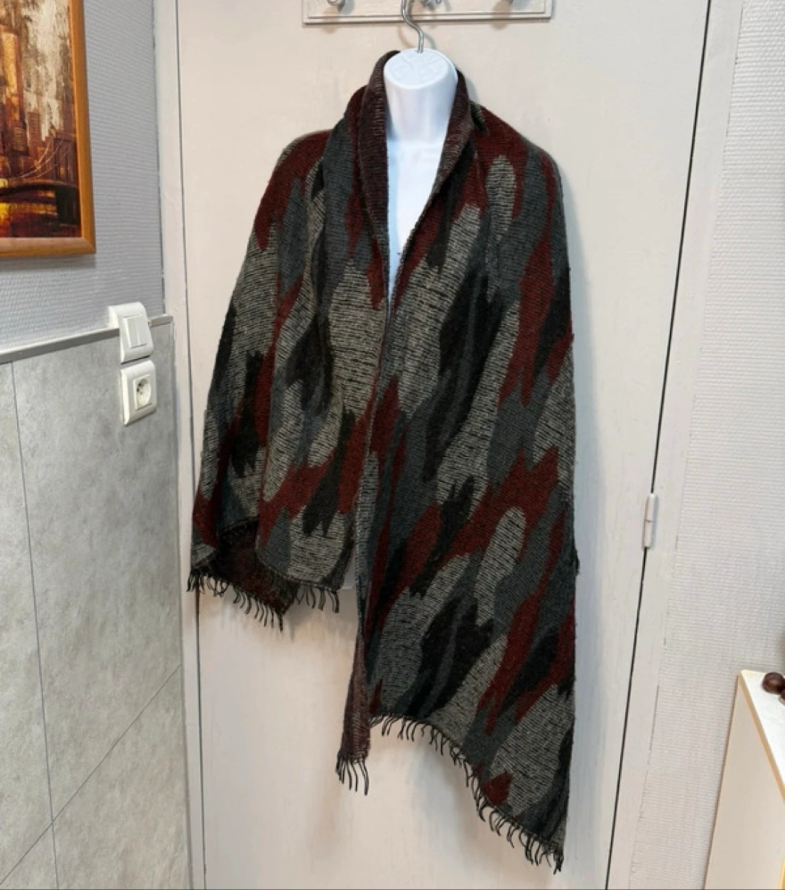 Écharpe motif camouflage